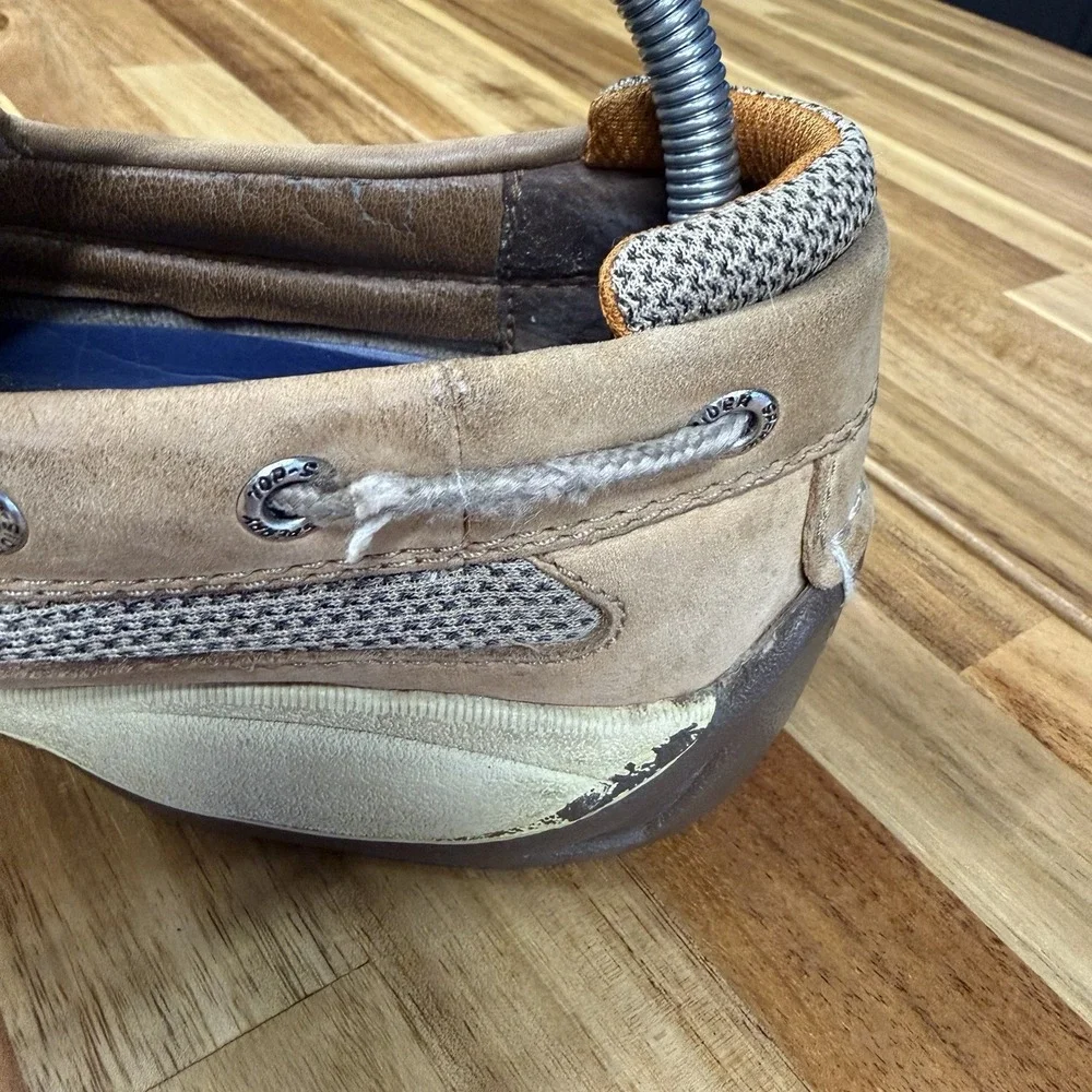 Sperry Top-Sider Men's Lanyard 2-Eye Boat Shoe size 8.5 Tan 0777924 Leather